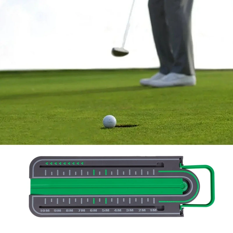 Golf Precision Distance Putting Drill Golf Putting Green Mat Putting Ball Pad Mini Putting Training Aids Golf Accessories