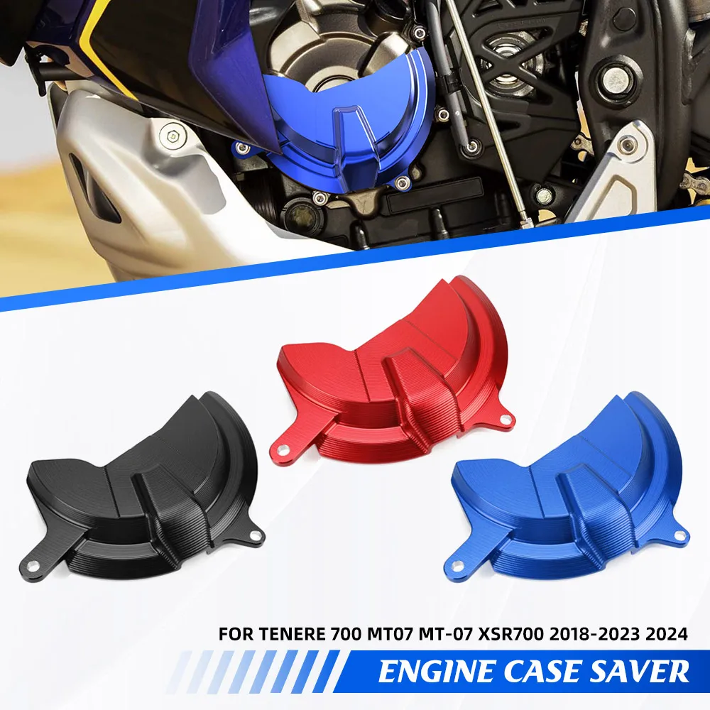 

Motorcycle Engine Cover Guard For Yamaha Tenere 700 MT07 MT-07 XSR700 2018-2023 2024 Engine Case Saver Cranckcase Protection