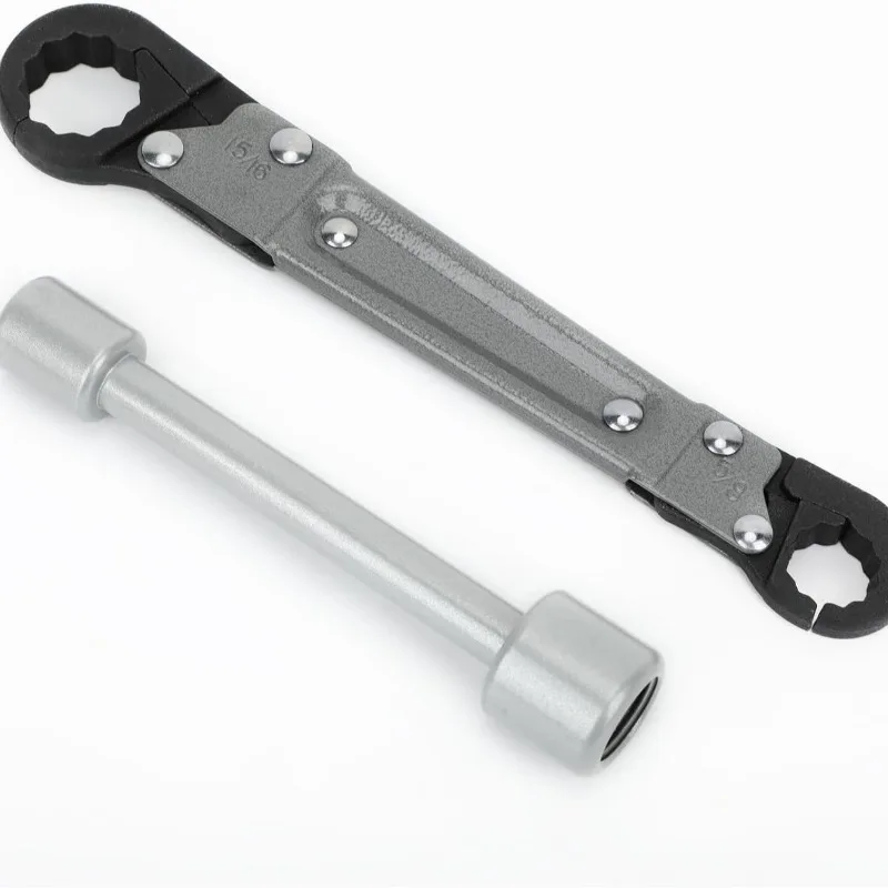 

Double-ended pipe angle stop wrench