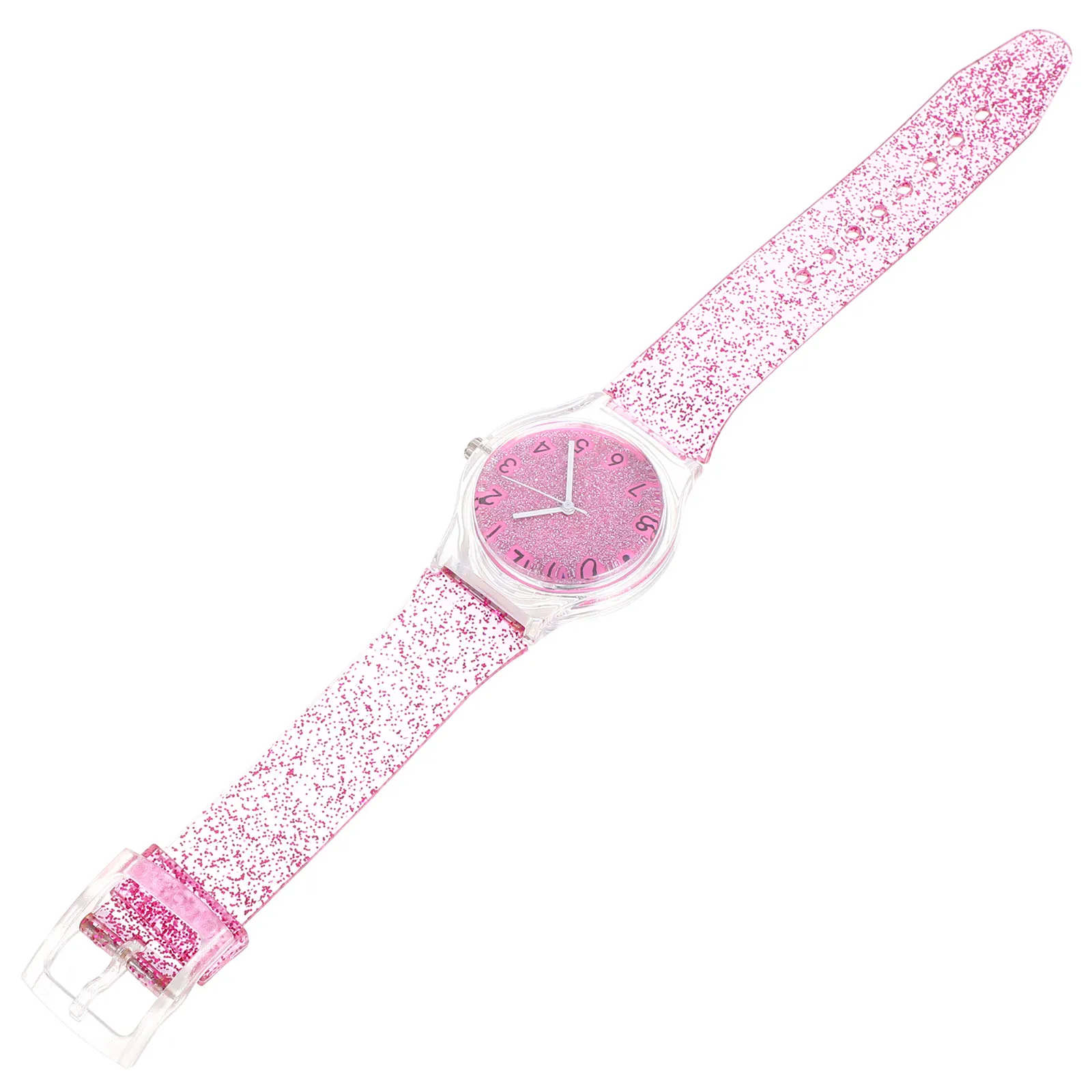 Reloj creativo para niños, reloj de pulsera brillante colorido, correa ajustable, reloj de cuarzo de dibujos animados para niños, regalo de cumpleaños, muñeca de moda