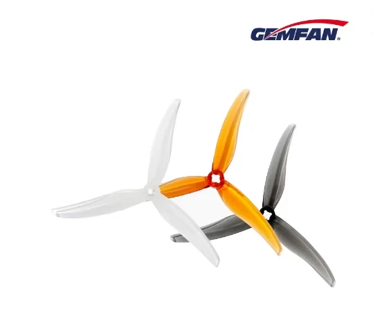 

8 пар/16 шт. Gemfan SL 5130 пропеллер 5 дюймов 3 лопасти реквизит для ПК для фристайла 10 пар/лот большой тяги FPV мультироторные детали RC дрон