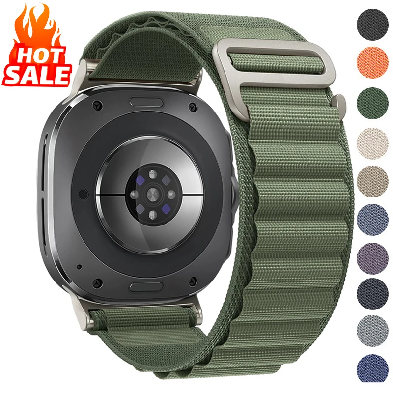 Alpine Loop For Samsung Galaxy Watch Ultra 2025 Band 47mm Strap Accessories Nylon Bracelet Correa Galaxy Watch Ultra 2024 47mm