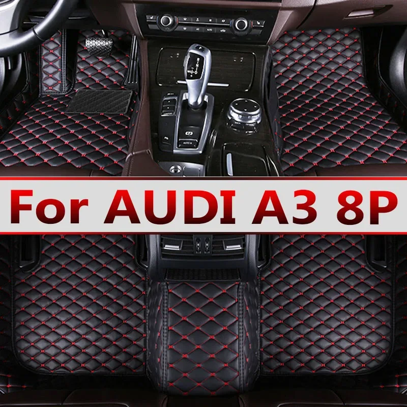 

Car floor mats for AUDI A3 8P sportback 2008 2009 2010 2012 2013 Custom auto foot Pads automobile carpet cover