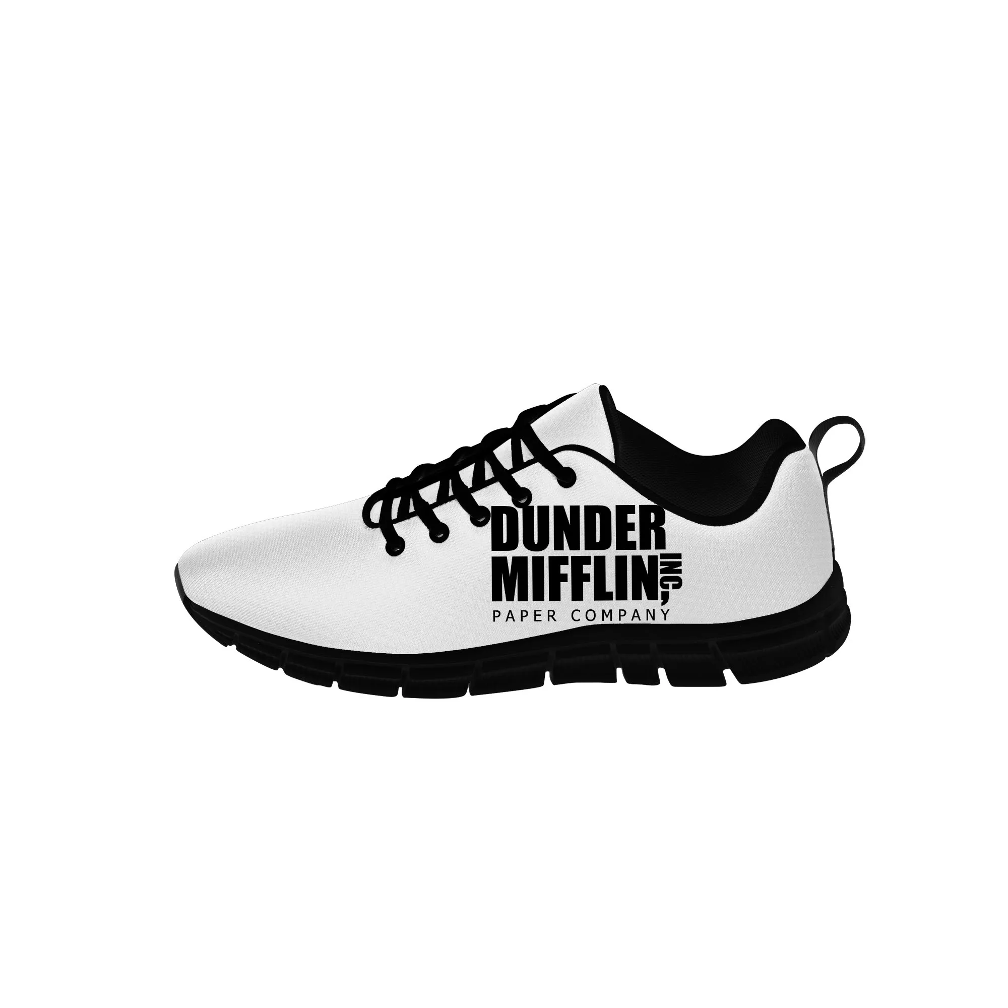 The Office TV Show Sneakers Mens Womens Teenager Dunder Mifflin Paper Casual Cloth Shoes Canvas Shoe Cosplay Lightweight shoe