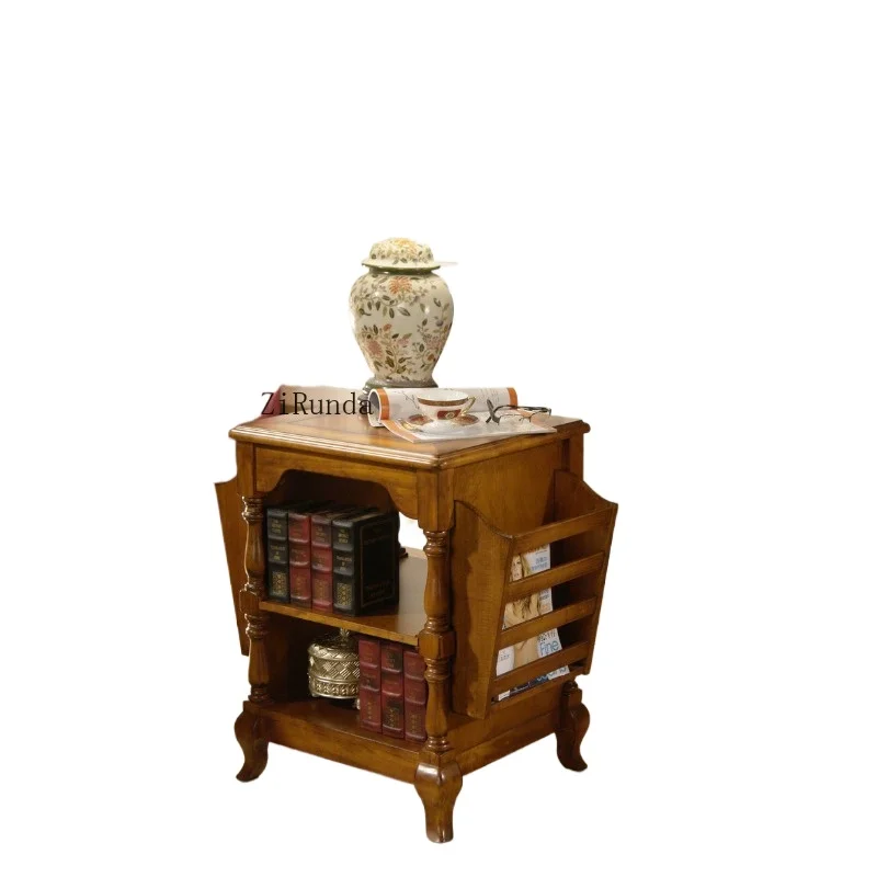 Competitive price Solid wood home Other living room furniture Living room decoration Magazine rack GF
