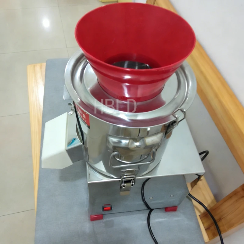 Trituradora de Verduras Eléctrica Comercial de Acero Inoxidable, Molinillo para Rellenar con Rábanos y Puerros, para Cocina