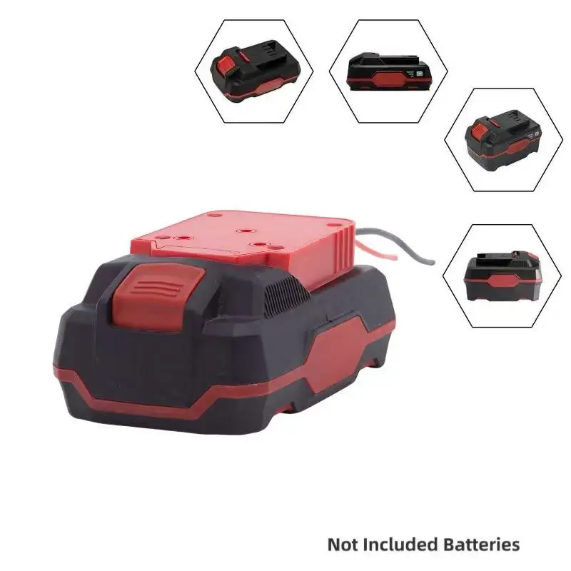 Adaptador de batería Compatible para Parkside X20v, adaptador de batería, conector de alimentación a Dock Power, 2 cables de salida, placa DIY 14WA