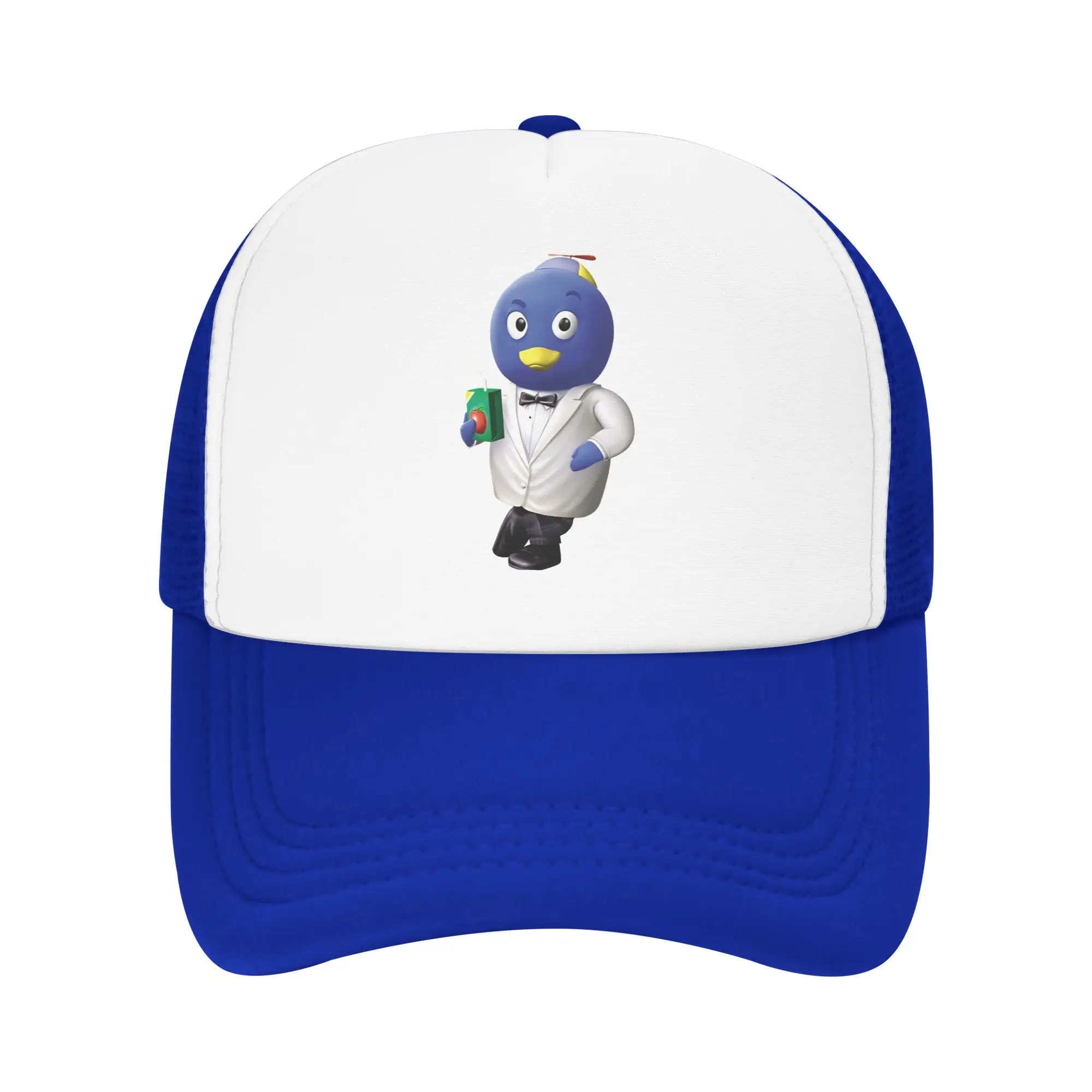 Pablo Backyardigans Outfit Mesh Trucker Hat Summer Breathable  Mesh-back Snapback Cap Leisure Adjustbale