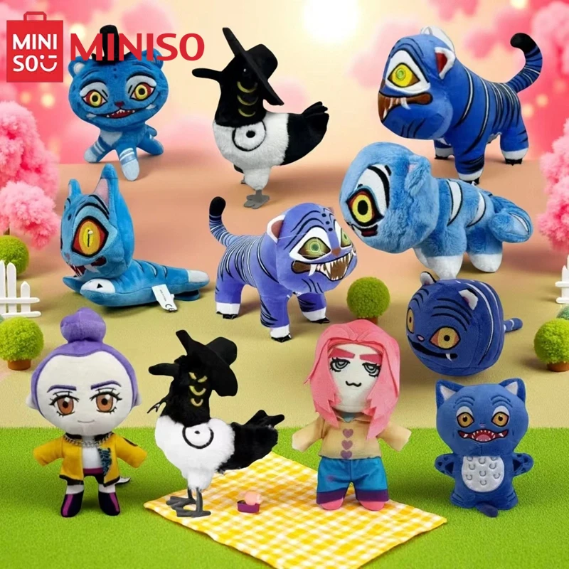 MINISO Kpop شيطان الصيادين ساجا بنين أفخم Kpop شيطان الصيادون أسرار الرومانسية بابيس هنتركس دمية K البوب شيطان الصيادين أفخم