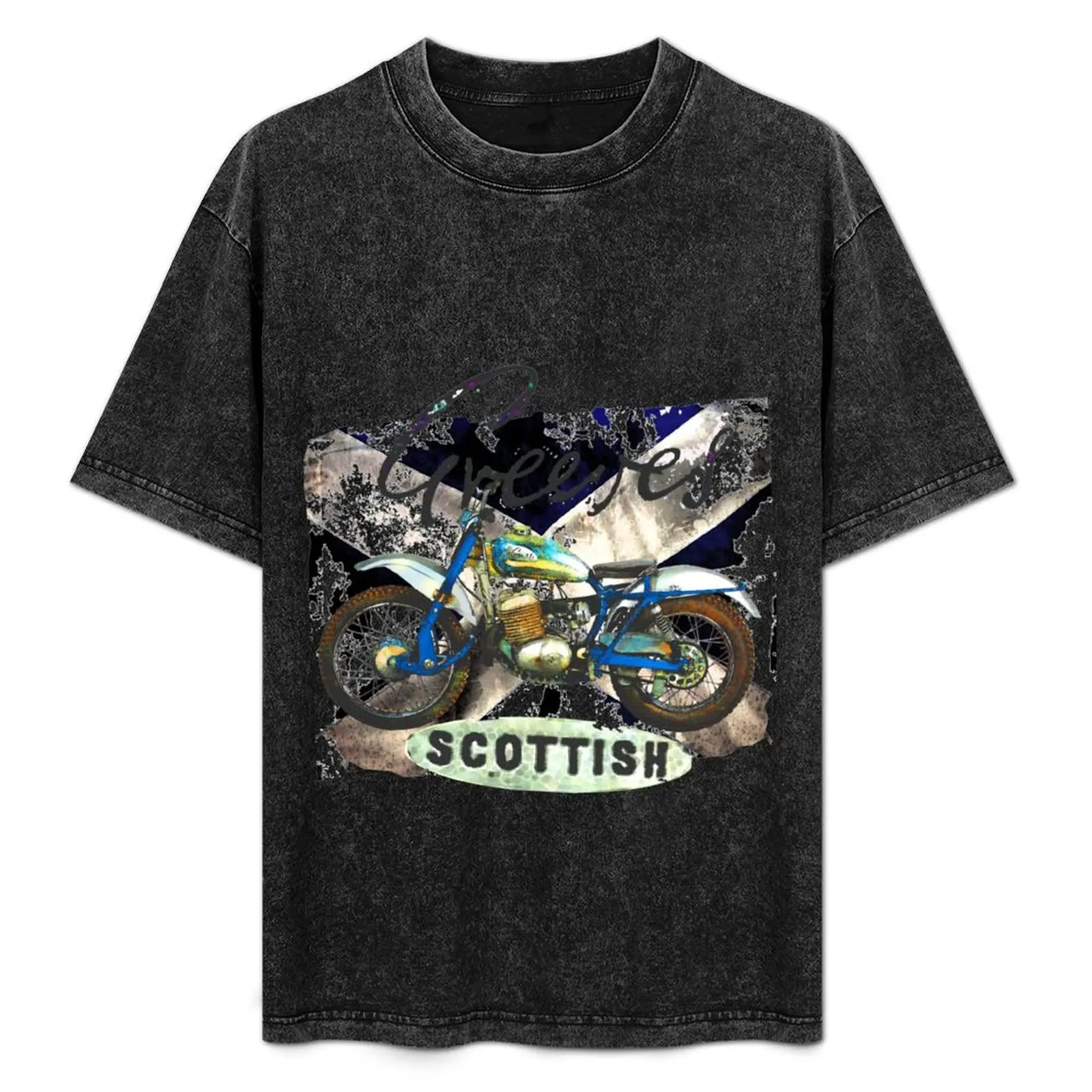 

Scottish trials bike T-Shirt Plus Size Simple Casual Top