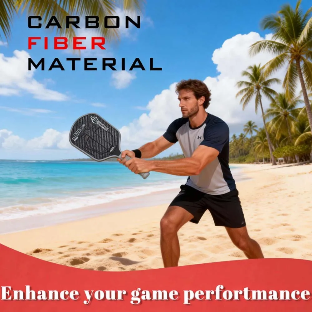 

2026 New Sword & Shield T700 Carbon Fiber Pickleball Paddle for Power And Spin Suitable for professionals or enthusiasts