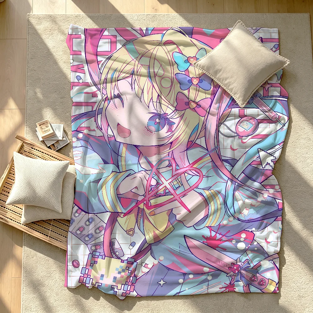 Needy Streamer Overload Blanket Soft Warm And Thick Perfect For Bedroom Living Room Bed Sofa Camping Picnic Office Gift