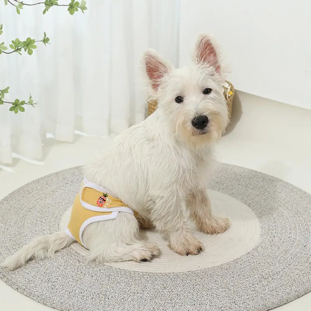 Preventing Male Dog Interference During Heat Dog Diapers for Heat Breathable Mesh Female Dog Diapers Leak-proof for Heat