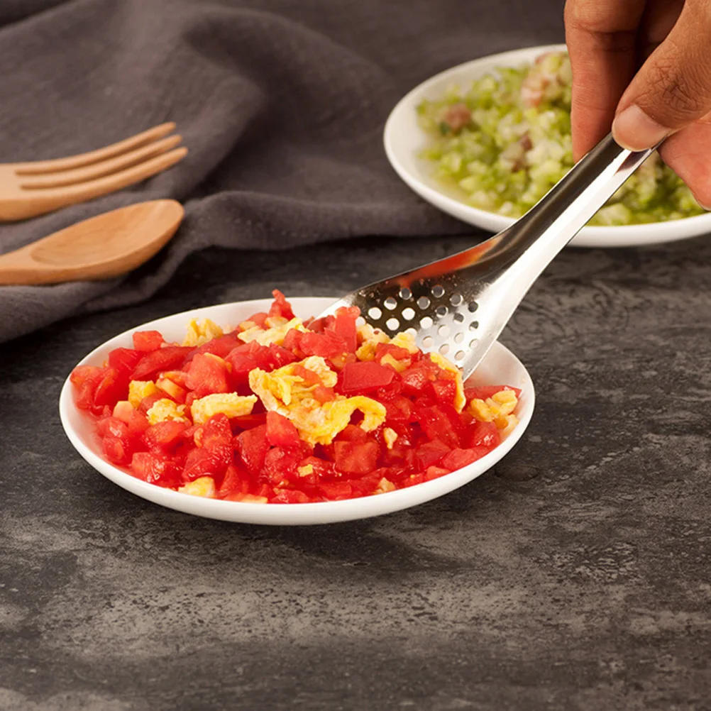 

3 pcs Stainless Steel Caviar Colander Food Grade Mirror Polishing Spherification Spoon Strainer Kitchen Tool Barware