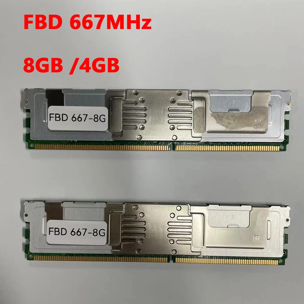 

Server Memory FBD ECC 667MHz 4GB 8GB For Hynix HP DDR2 PC2-5300 2Rx4 4Rx4 PC2-5300F FB-DIMM RAM Fully-Buffered DIMM FBDIMM RAM