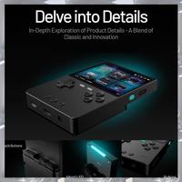 BRICK Handheld Game Console 256GB Portable Linux Video Game Console 3.2Inch 1024X768 IPS Screen Retro Game Controller A