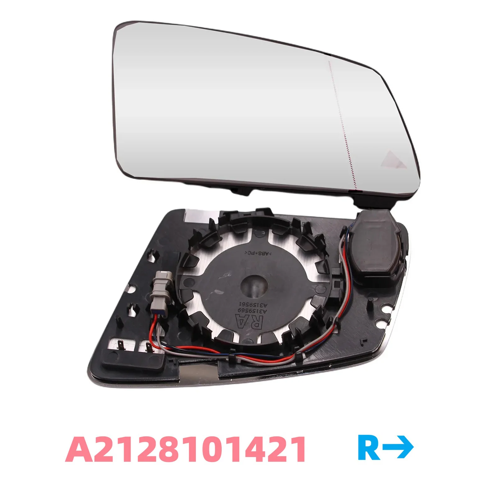 1Pc Vehicle Right Mirror Glass With Blind Spot A2468100621 For Mercedes-Benz W176 W246 W212 C218 Car Accessories Replacement New