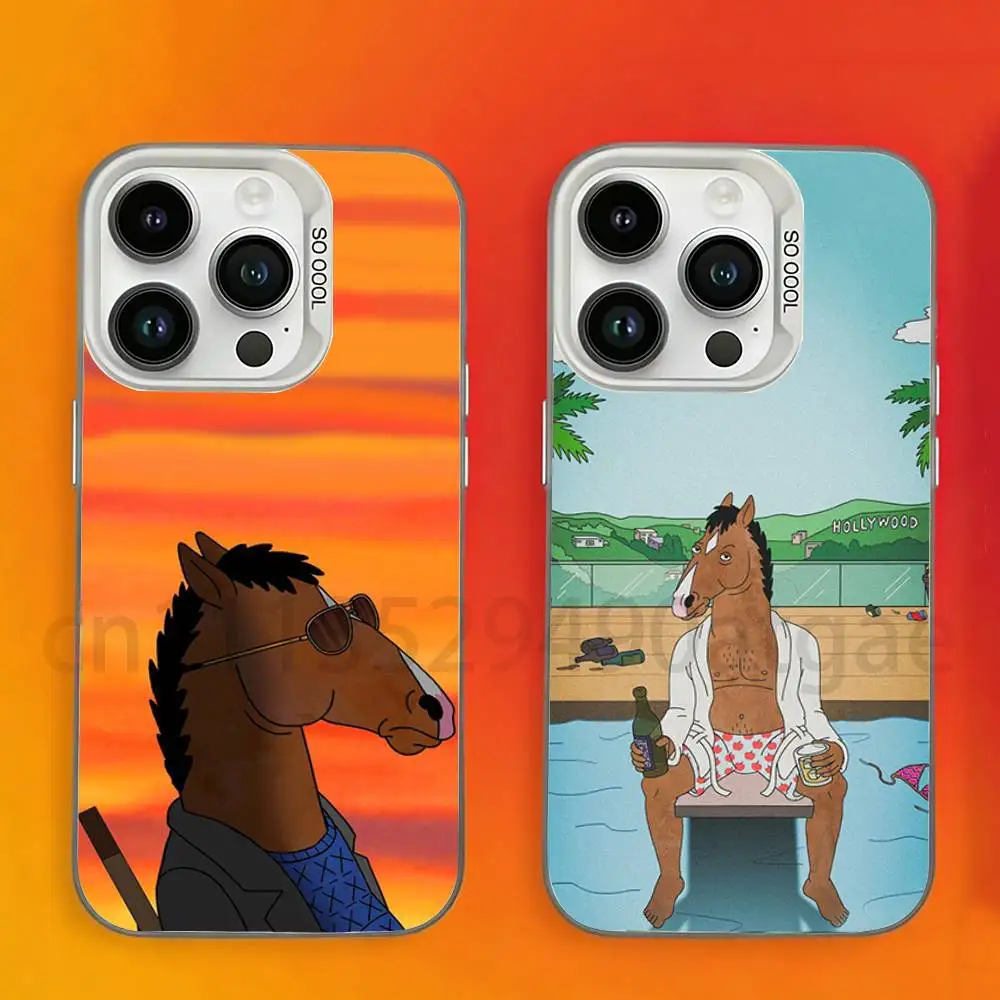 

B-BoJack Horseman Phone Case For iPhone 17,16,15,14,13,12,11,Pro,Max,Plus,Mini Candy Matte Shockproof Cover