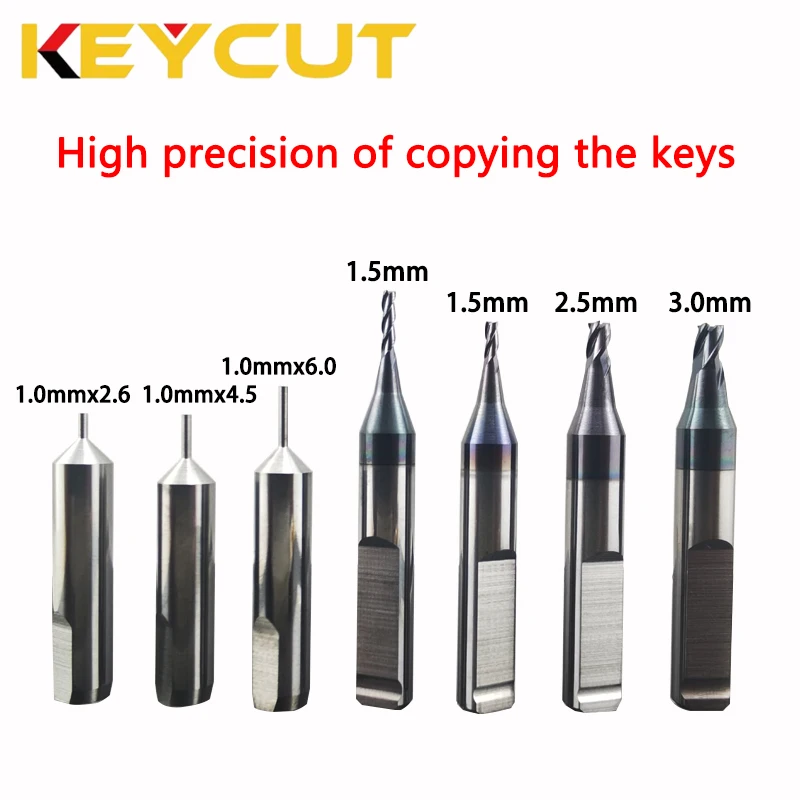 Keyline 994 Laser Milling Cutter 1.5mm 2.5mm Tracer 1.0mm Fits Keyline 994 Key Machine for Automotive Laser Keys