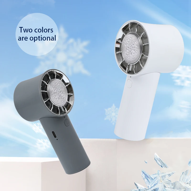 Portable Mini Rechargeable Cooler Machine Refrigeration Cold Compress Fan USB Strong Wind Handheld Outdoor Turbine Accessories