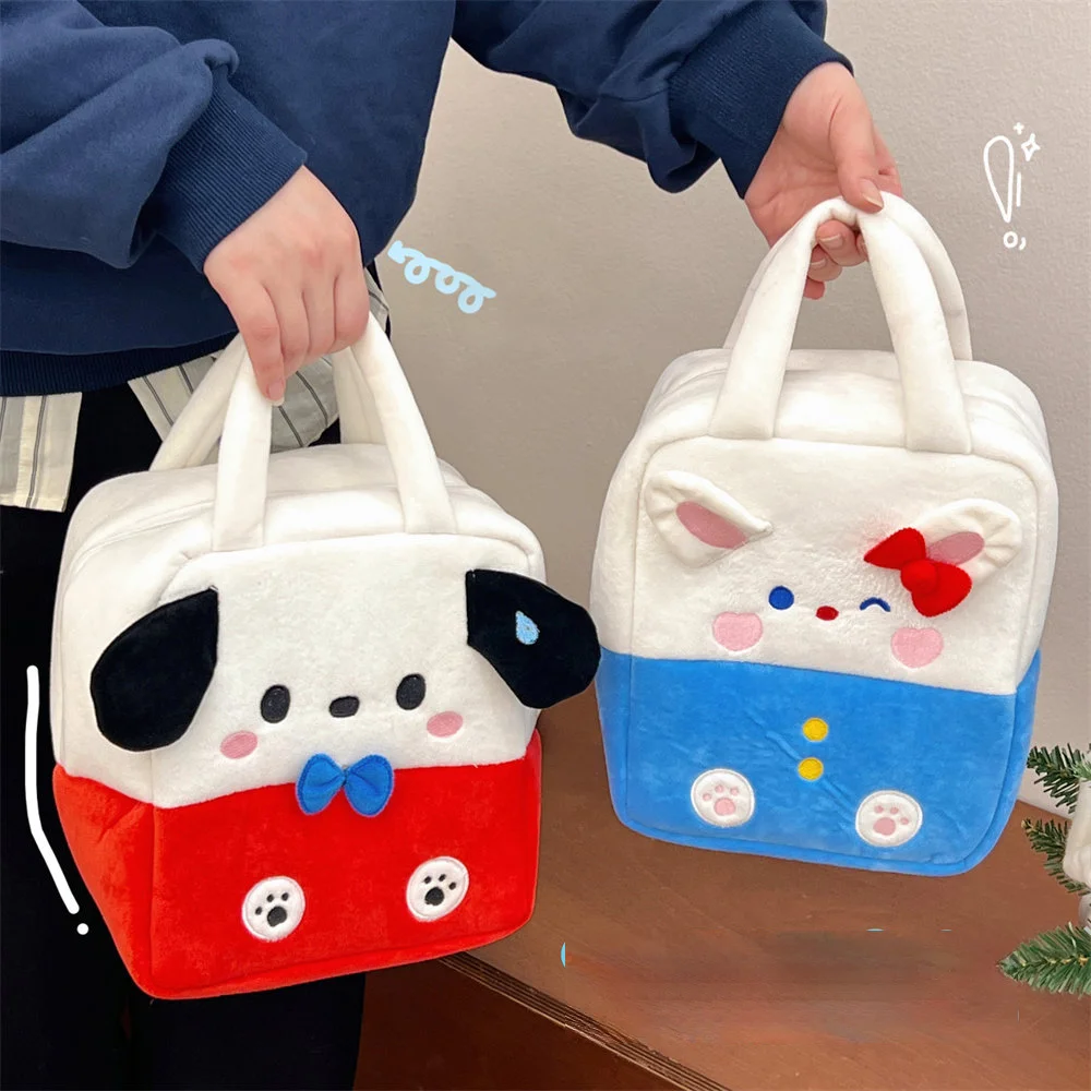 Cute Cartoon Portable Lunch Bag With Large Capacity Preservation Bag Student Lunch Box Insulation Bag