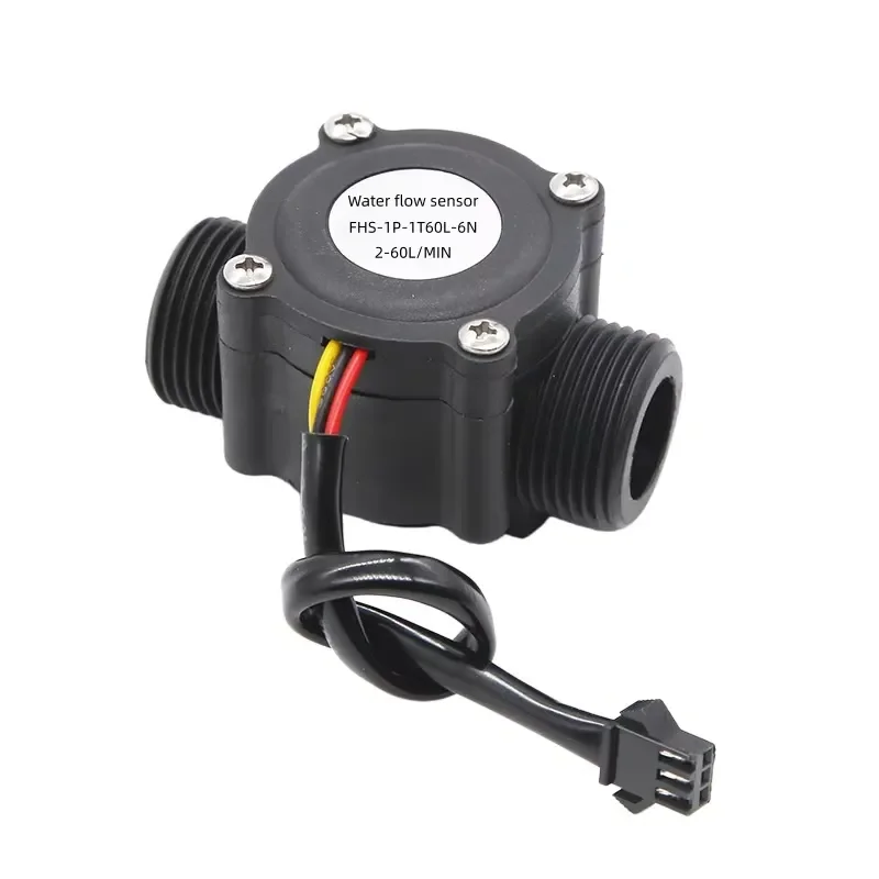 G3/4 NPT3/4 Hall Effect Turbine Water Flow Sensor NPN Pulse Output Flow Meter for PLC Water Pump Heater Control
