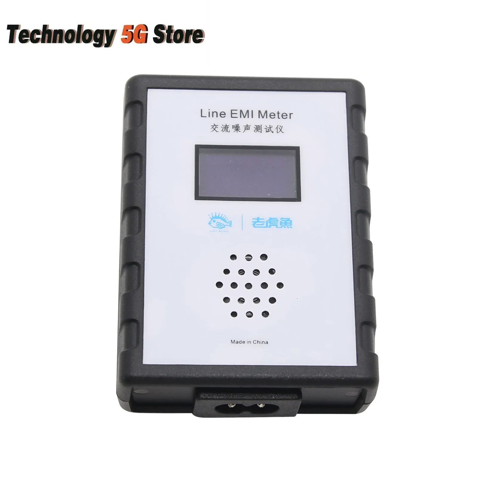 

OLED Display Mains Noise Tester 10KHz-10MHz line EMI Meter Measuring Instrument Broadband AC Power Supply Ripple Analyze
