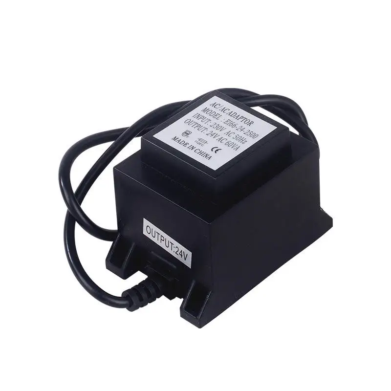 IP67 Waterproof AC 220V To AC12-24V DC12-24V LED Driver Toroidal Transformer Power Adapter EU Plug Converter for Strip Lighting