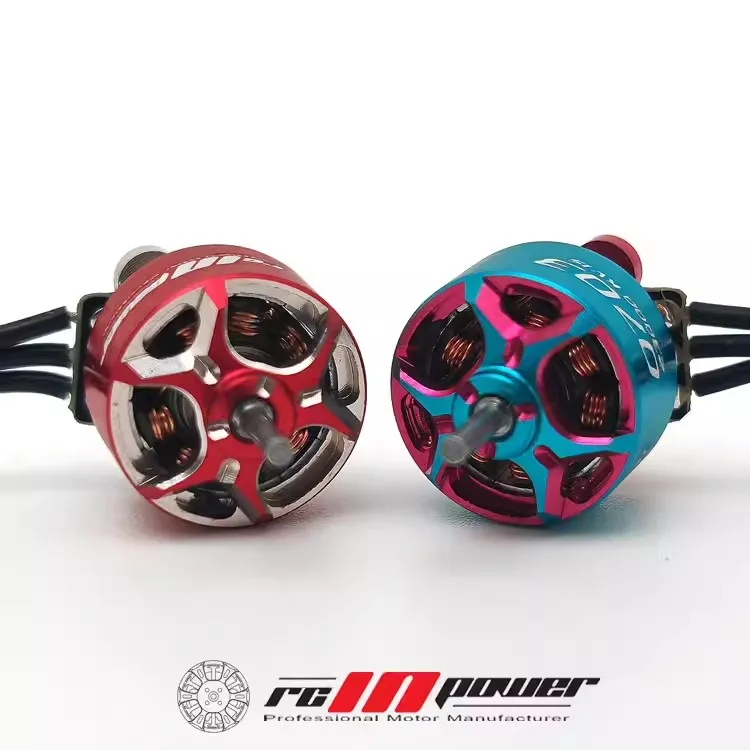 4 buah Rcinpower Gts V3 0703 23000kv 27000kv Motor bantalan bola ganda Motor tanpa sikat mikro untuk Drone balap Rc Fpv