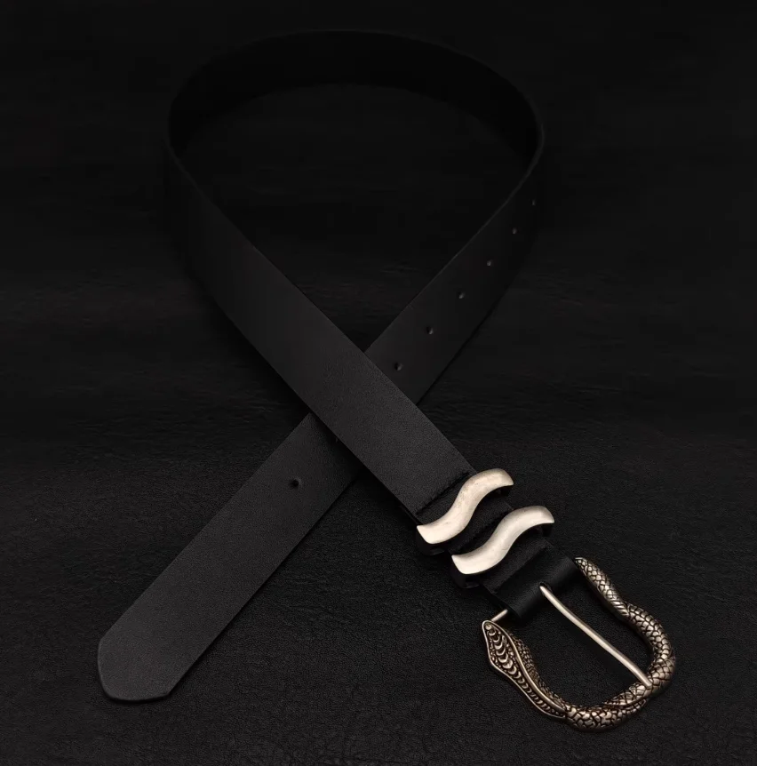 Men Women's Black PU Leather Corset Male Female Cummerbund Coat Waistband Dress Decration Wide Belt J1843
