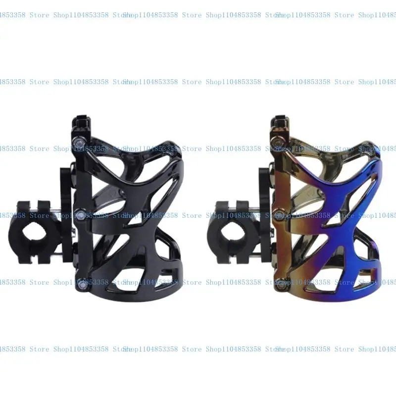 

652F Beverage Water Bottle Cage Motorbike Accessory Handlebar Plastic Drink Cup Holder Universal for Scooter Motorcycle MTB
