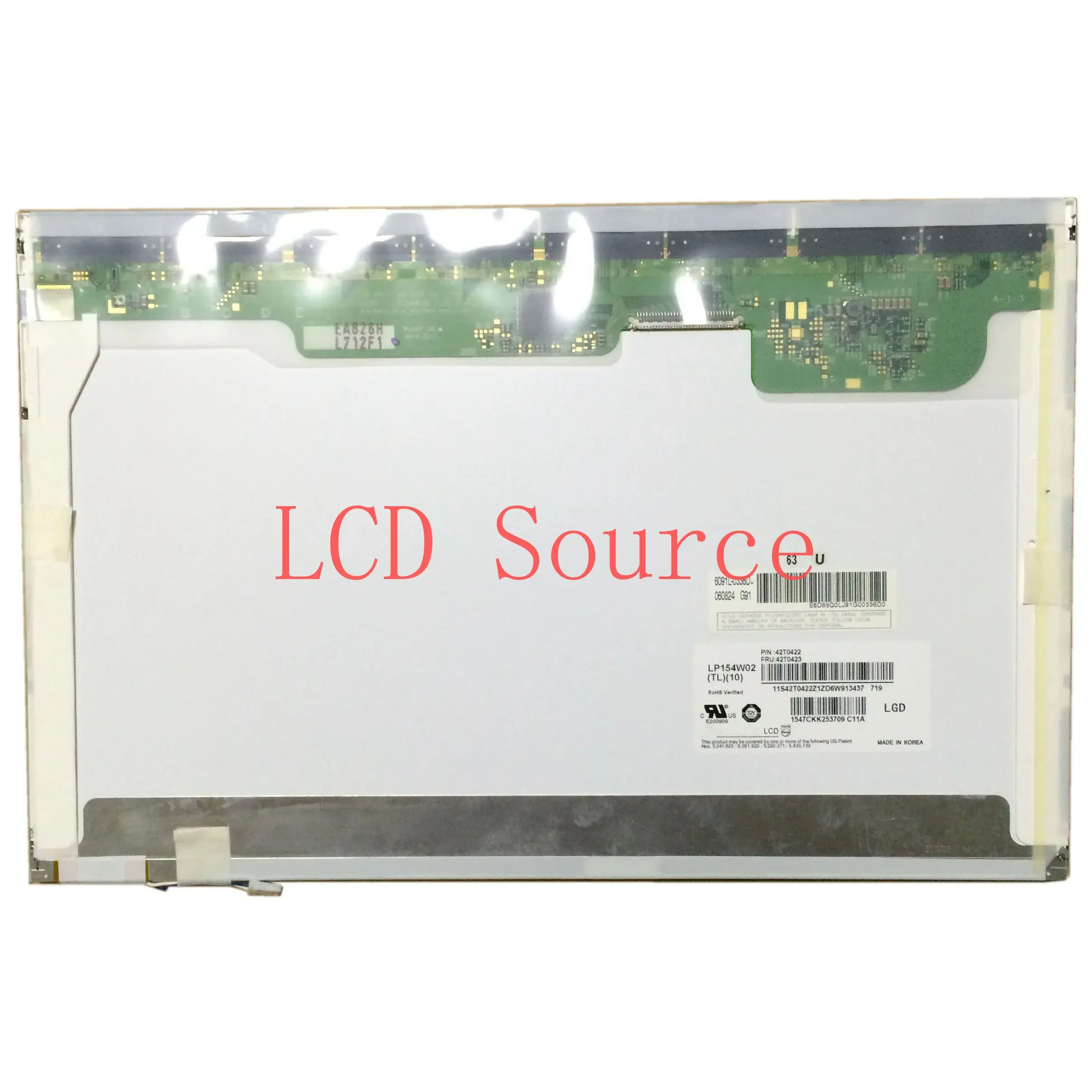 LP154W02 TL10 fit N154Z1-L02 LTN154P3-L02 LTN154P3-L05 LP154WE2 LTN154MT02 1680*1050 Laptop LCD Screen