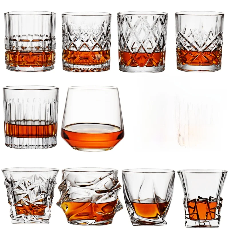 Luxury Crystal Whiskey Glass Creative Bar Beer Cup Classic Style Commercially Used Elegant Feeling Bar And Restaurant Glasses