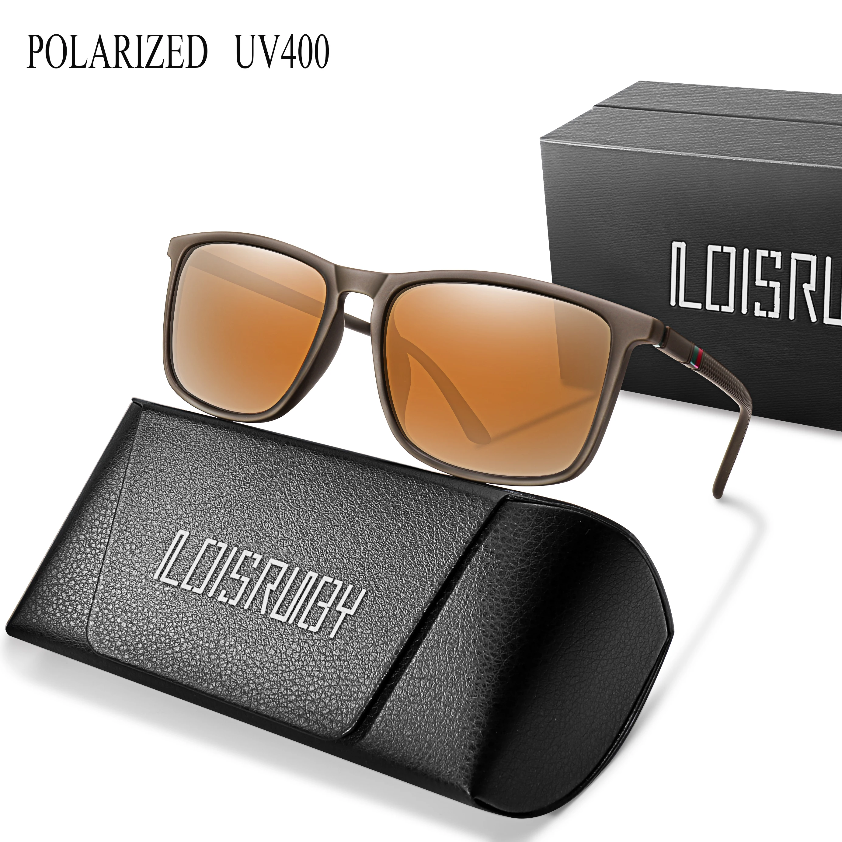 Luksusowe kwadratowe Vintage spolaryzowane wiatroszczelne okulary rowerowe UV400 męskie okulary mężczyźni kobiety moda podróżowanie okulary wędkarskie
