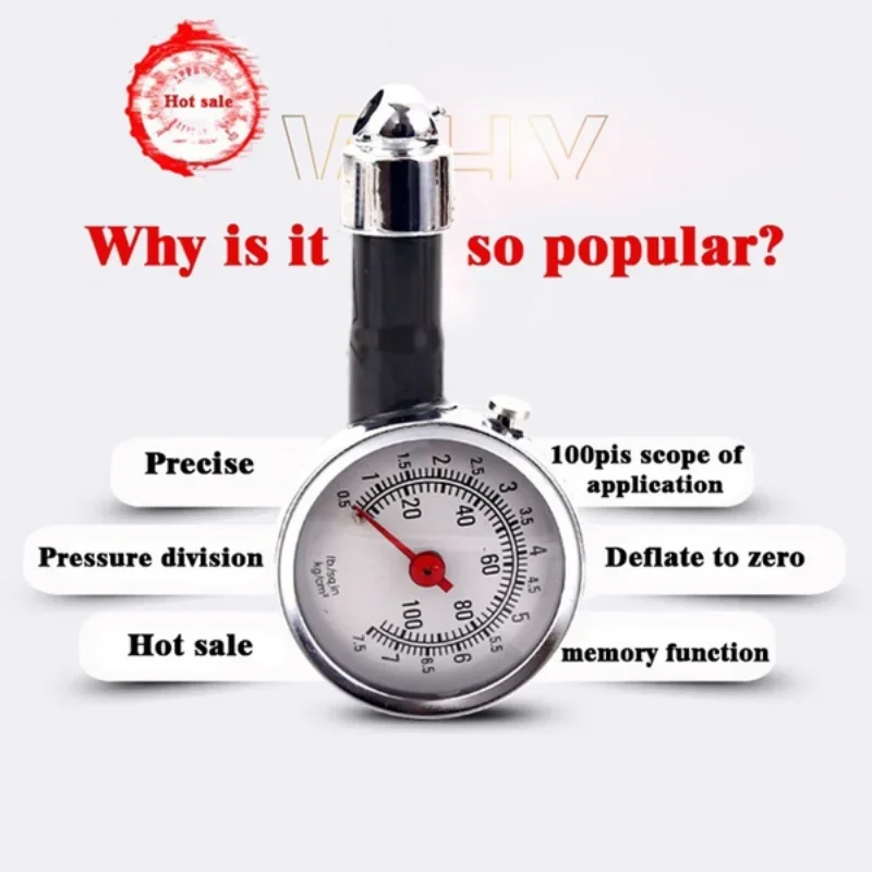 High Precision Portable Car Tire Pressure Gauge Mini Test Tool Digital Tire Tester Automotive Repair Accessories