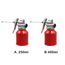 High Pressure Pump Compact Size Vehicle Lubricant Motorcycle Repairing Metal Oiler Chains Maintenance Oil Bottle  250ml