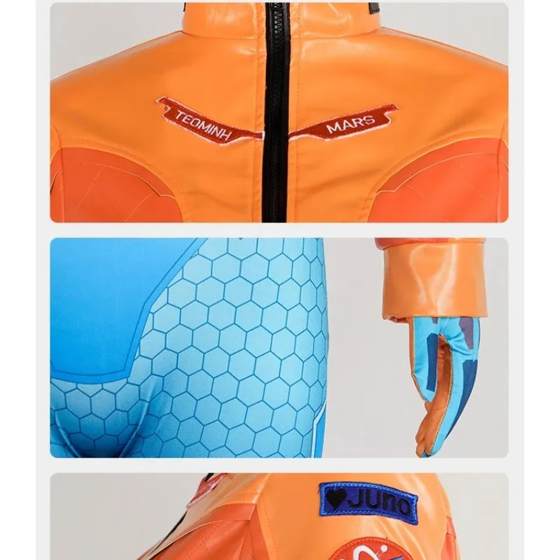 CyGame OW 2 Overwatch Juno Costume Cosplay Scarpe Parrucca Vestito Set completo Supporto Hero Vestiti Halloween Party Outfit Teo Minh Donna Gir