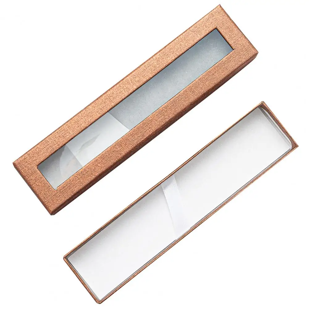 Feder mäppchen Futter Design Papier sichtbar transparent Fenster Stift Geschenke Fall Material Escolar