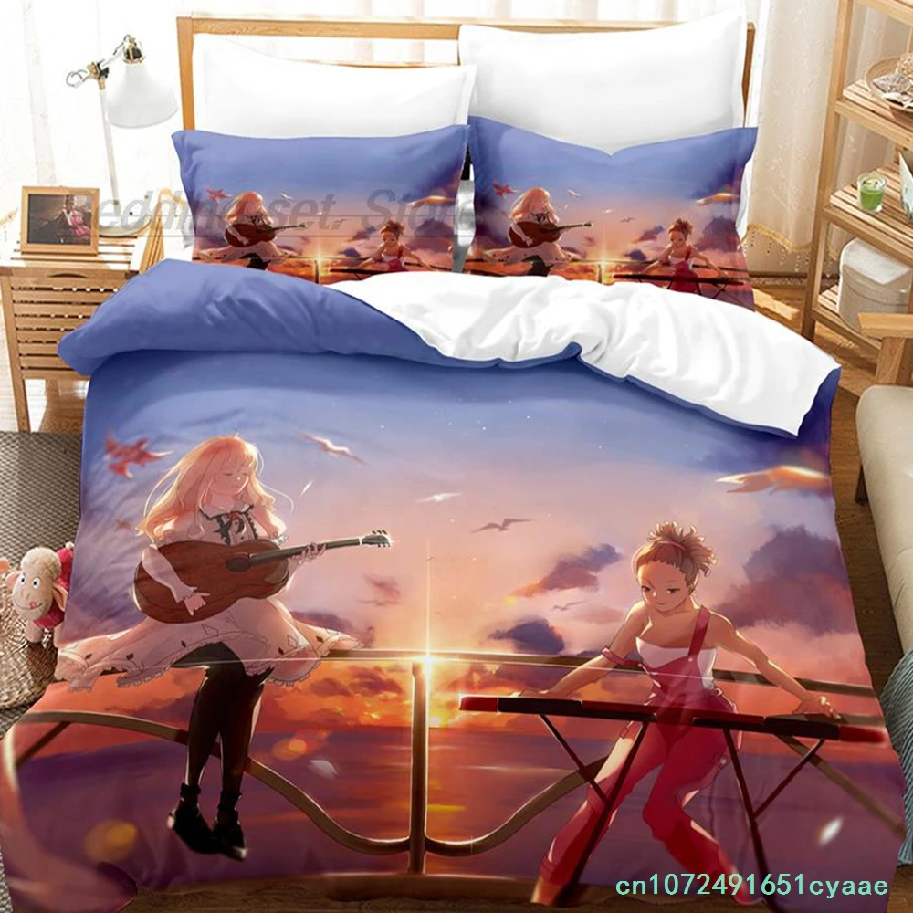 New Carole Tuesday Bedding Set Single Twin Full Queen King Size Bed Set Aldult Kid Bedroom Duvetcover Sets Anime Bed Sheet Set