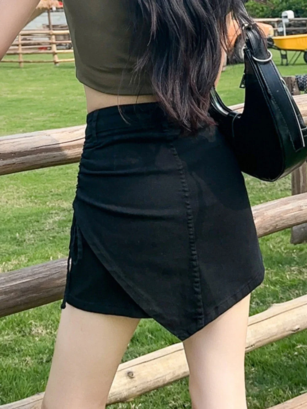 여성을위한 섹시한 Culotte 데님 반바지 Jorts Y2k 하라주쿠 한국 스타일 젊고 2000 년대 의류 클래식 짧은 진 바지 여성의 새로운