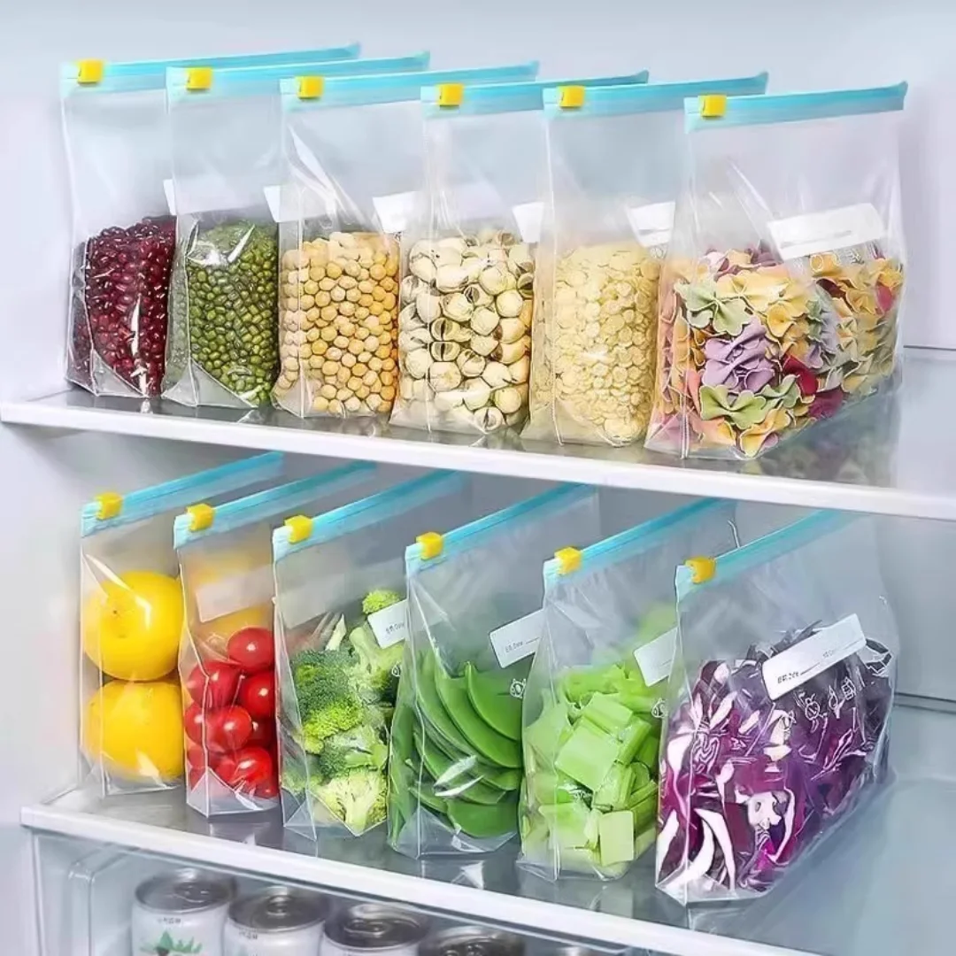 60個の再利用可能な冷蔵庫用フレッシュバッグ、キッチン必需品 - Food Storage Essentials のレビューと価格