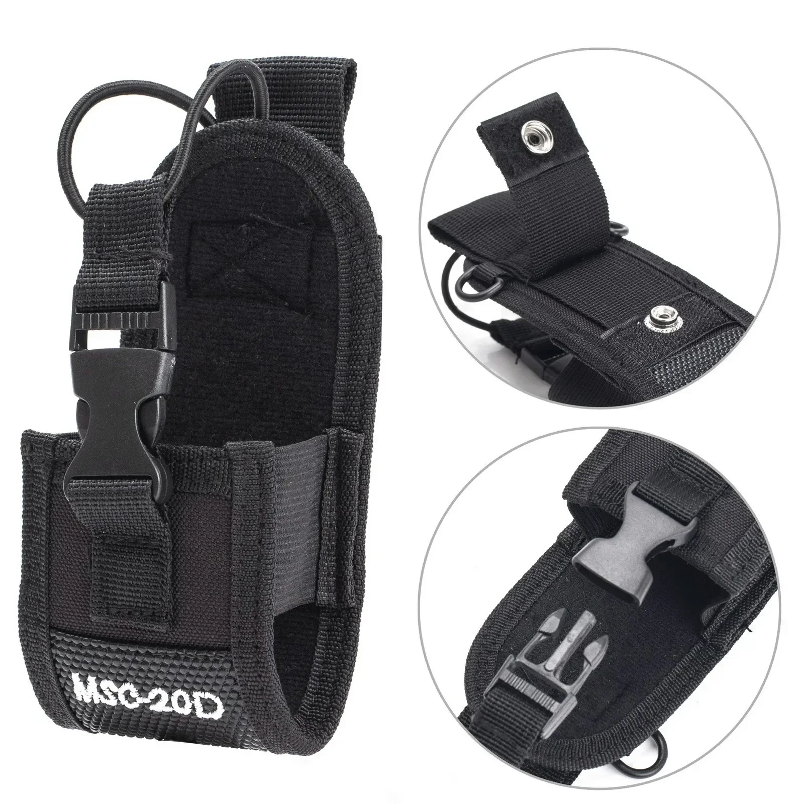 Poudres Sac de Taille DulRadio Walperforé Talkie Case pour Baofeng UV5R UV82 bf888S UV-9R TYT Mototrola Radio Bidirectionnelle