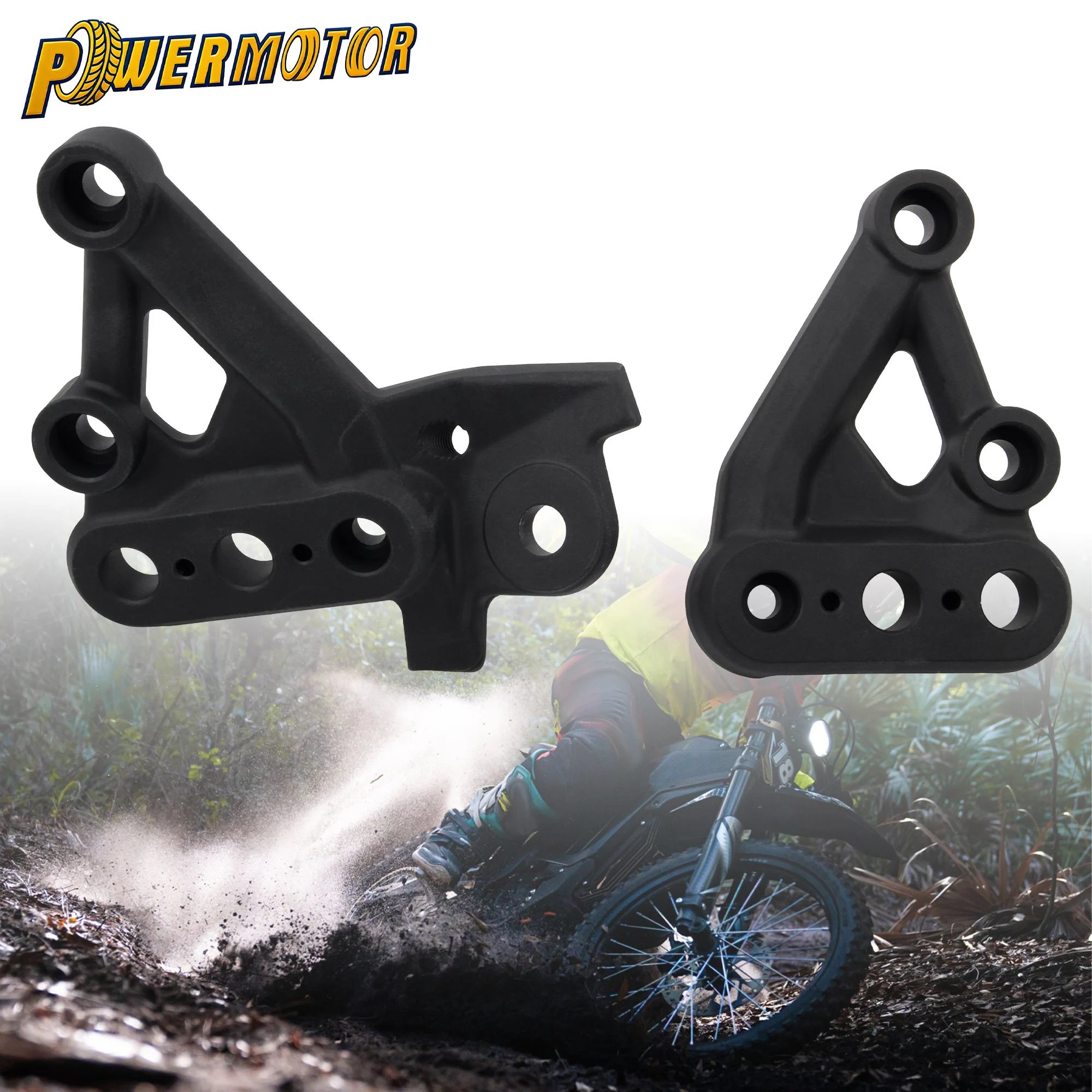 

Motorcycles Footpeg Brackets For Talaria Sting X3 MX3 MX4 1 Pair Aluminium Alloy Foot Pedal Bracket Replacement Accessories