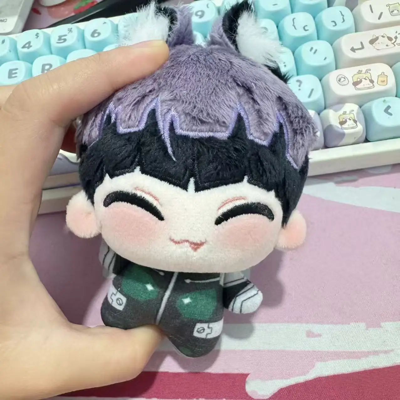 

10cm Stuffed Anime Kaijuu 8-gou Hoshina Soushirou Attributes Sitting Doll Toys for Kids Adult Colletible Gift Cute Plush Pendant