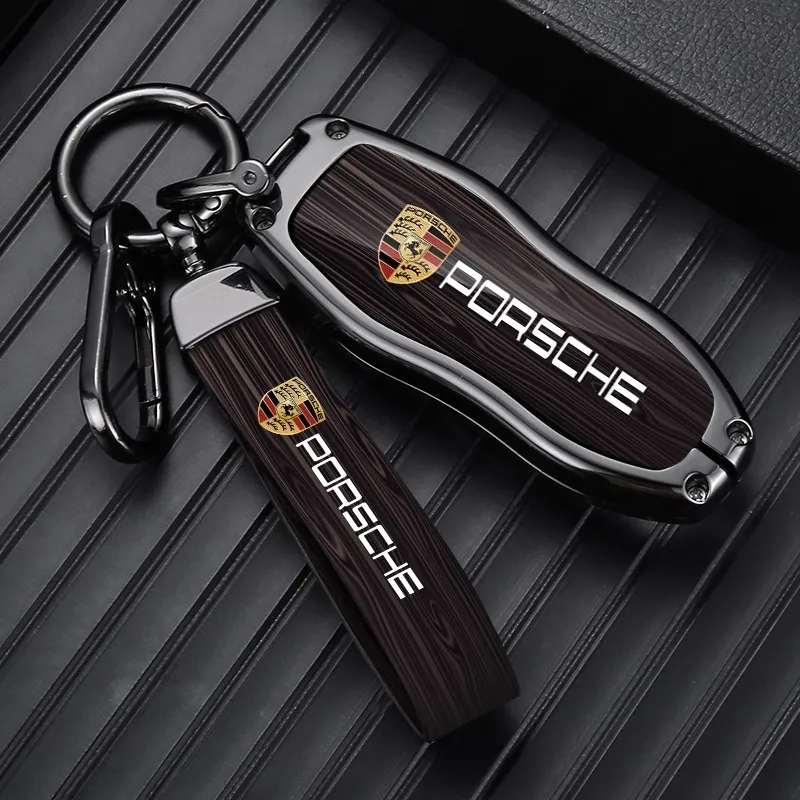 Car Smart Key Case Cover Shell For Porsche Panamera Spyder Carrera Macan Cayman Cayenne 911 970 981 991 Keyless Auto Accessories