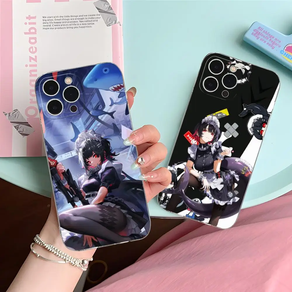 

Zenless Zone Zero Ellen Joe Phone Case for iPhone 16 15 14 13 12 11 X XR XS 8 6 Pro Max Plus Mini Clear Colour Cover Pretty