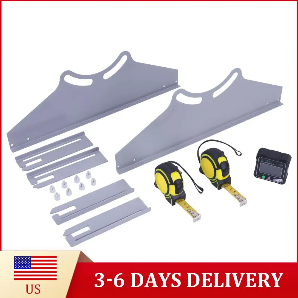 

Wheel Alignment Tool with 2 Tape Measures and 1 Digital Angle Finder Toe Alignment Tool for Home Use Fits Car Truck SUV