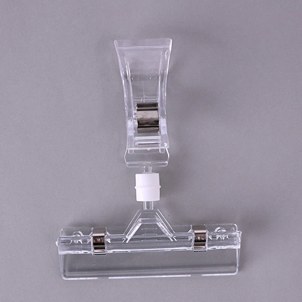 Houder Teken Prijs Clip Display Clips Label Merchandise Klem Clear Plastic Stand Rek Plank Labels Houders Tekent Labels Kaart