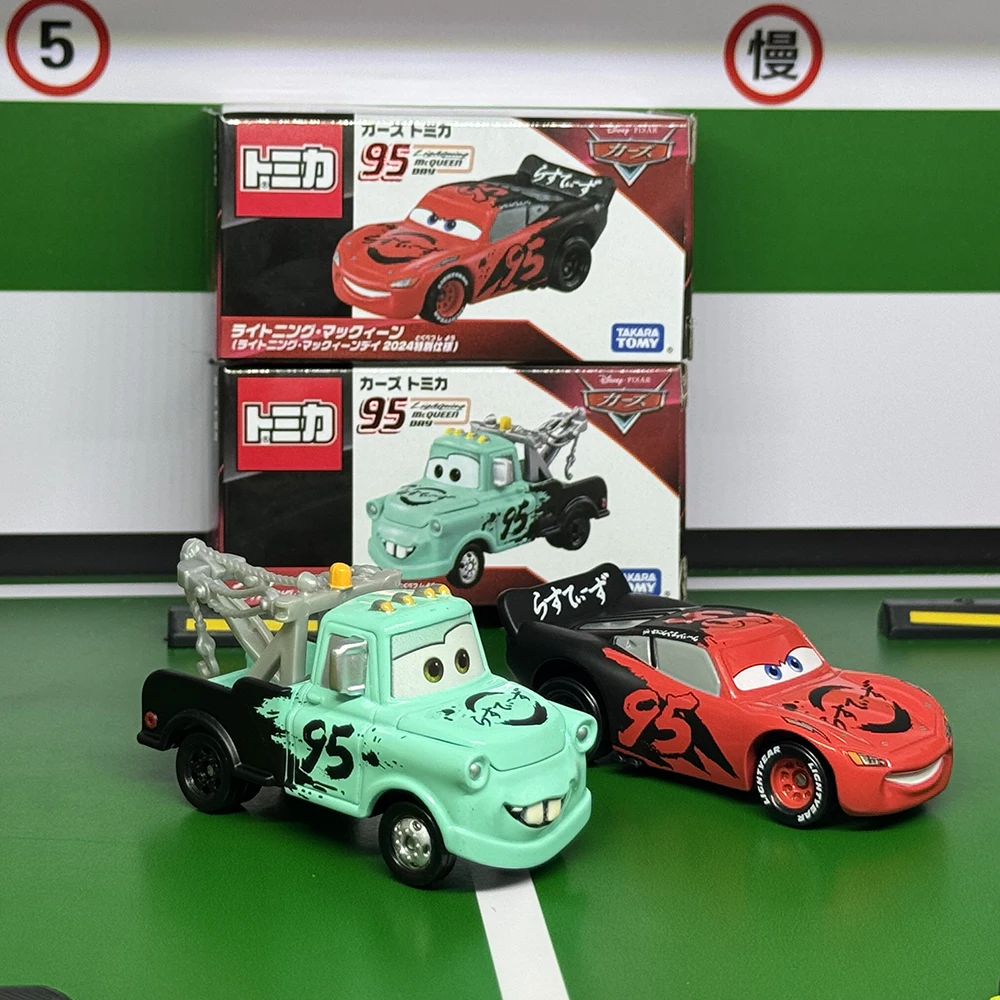 TAKARA TOMY Tomica Disney Lightning McQueen 2024, специальное издание, игрушка из сплава, мотор, литая под давлением металлическая модель, подарок