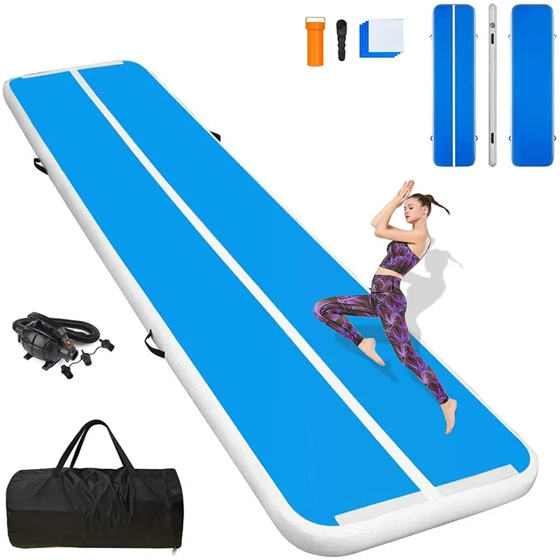 New Design Airtrack Mat 3m/4m/5m Inflatable Gymnastics Tumbling Air Track Mat for Fitness Yoga Taekwondo